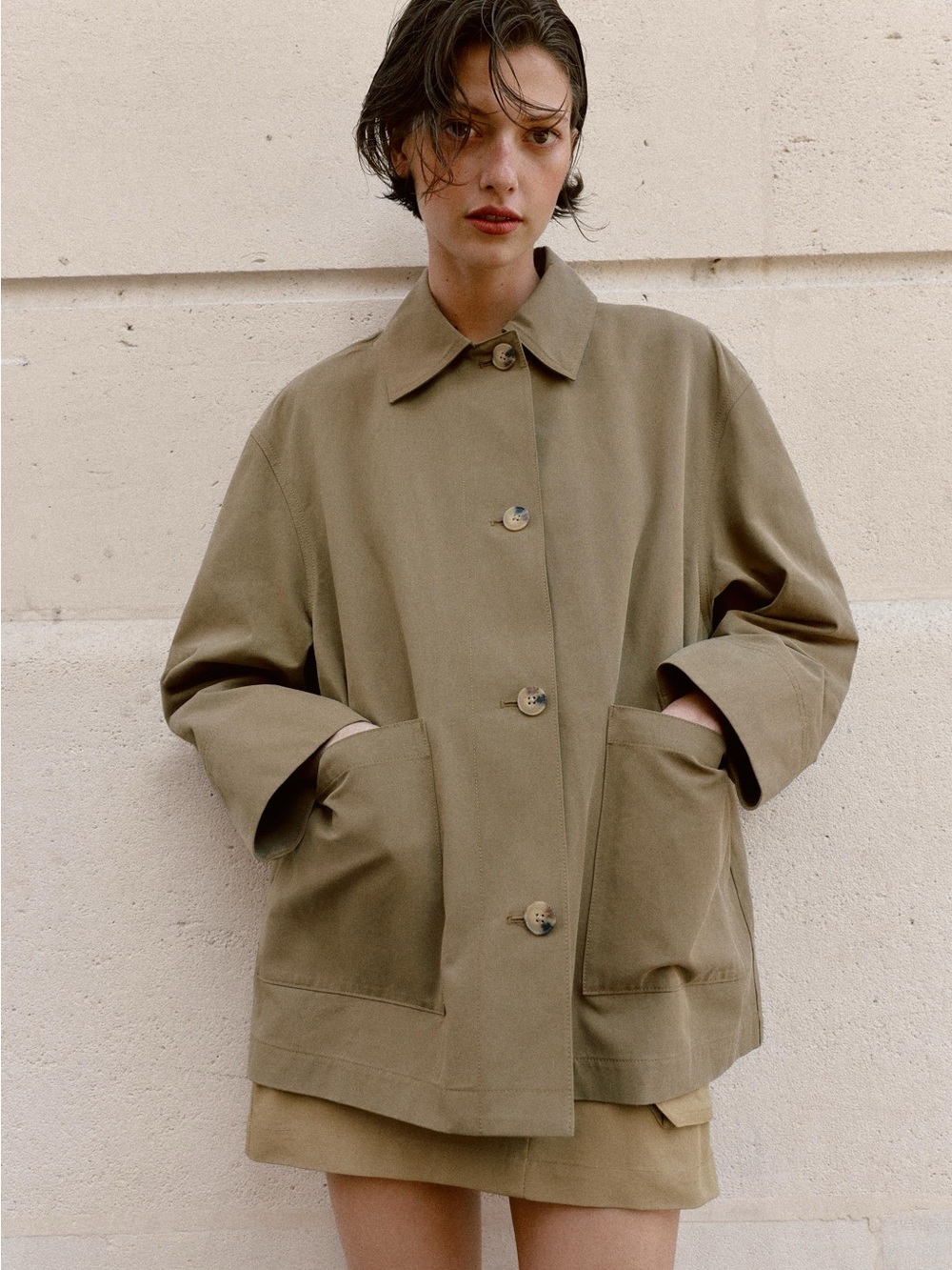 Zara Patch Pocket Jacket New